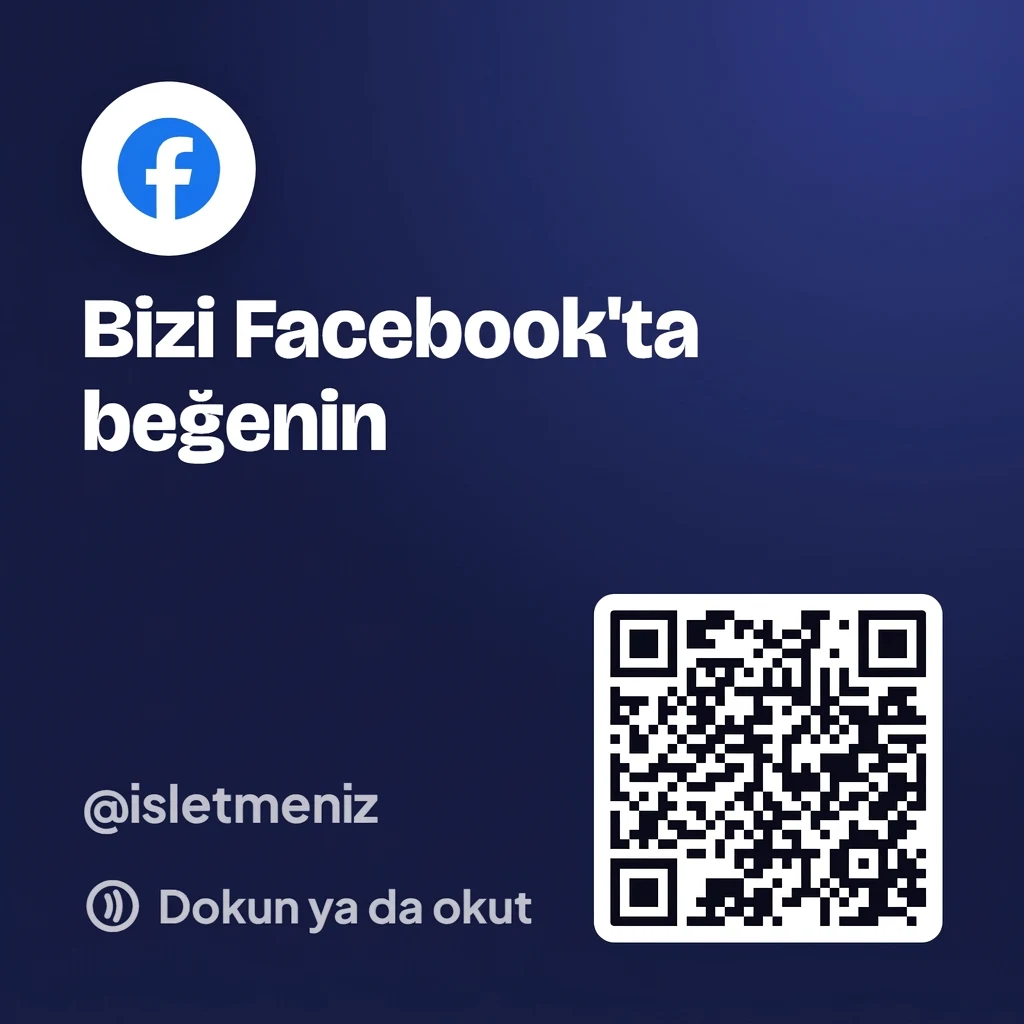 Facebook Kare Kart 10×10 — Lacivert