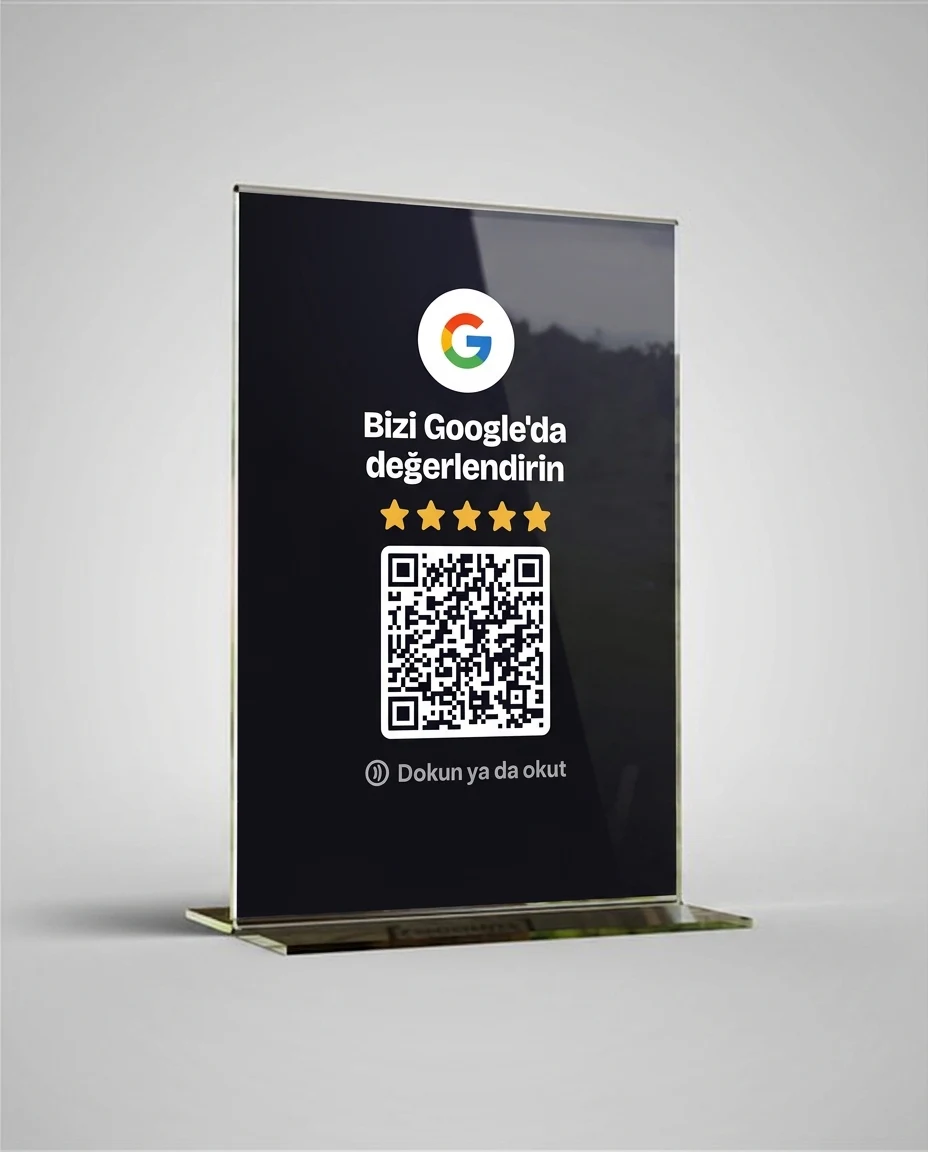 Google Yorum T Stant — Mat Siyah