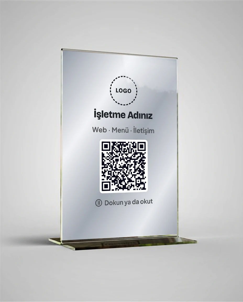 Özel Logolu T Stant — Gümüş Ayna