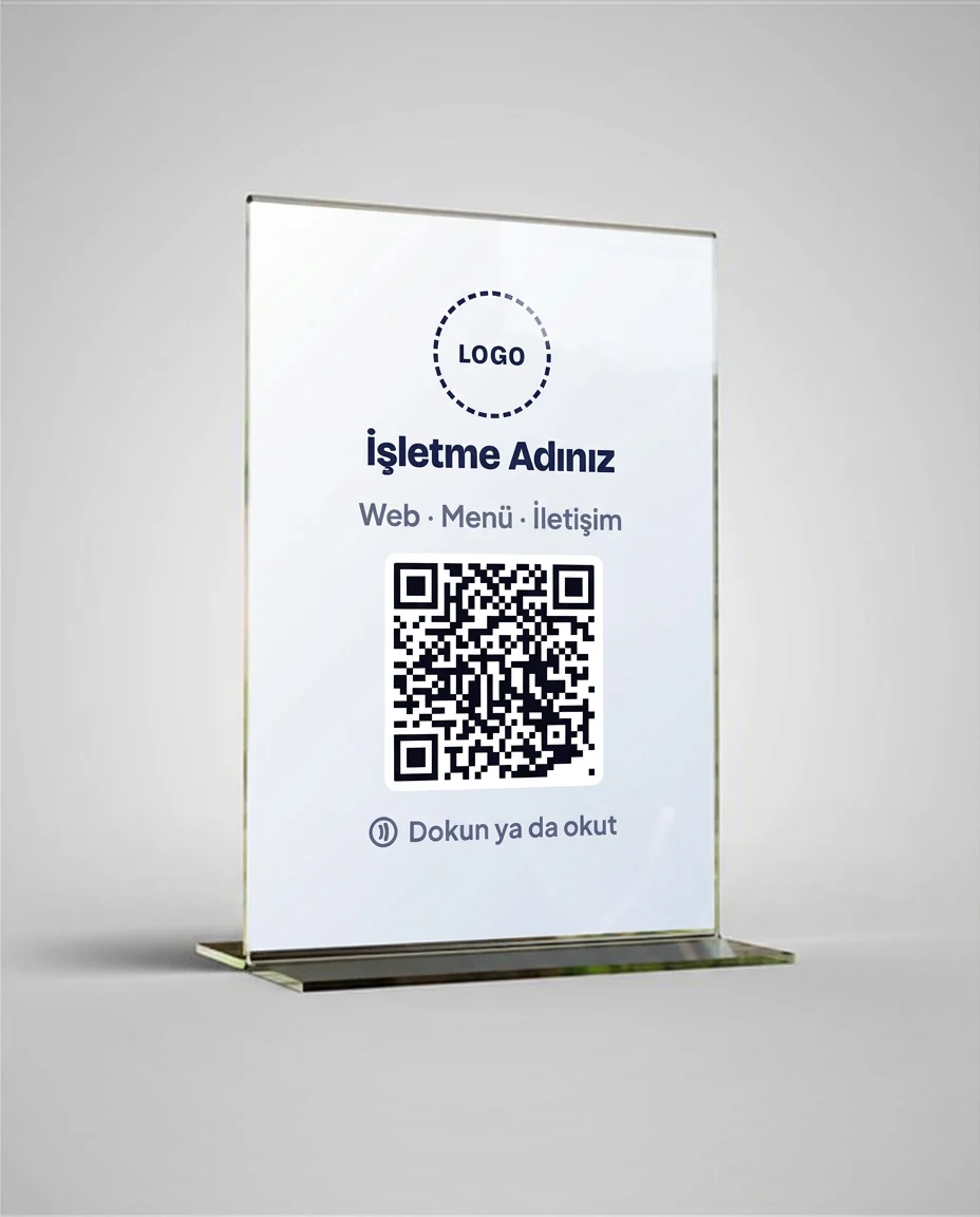 Özel Logolu T Stant — Şeffaf
