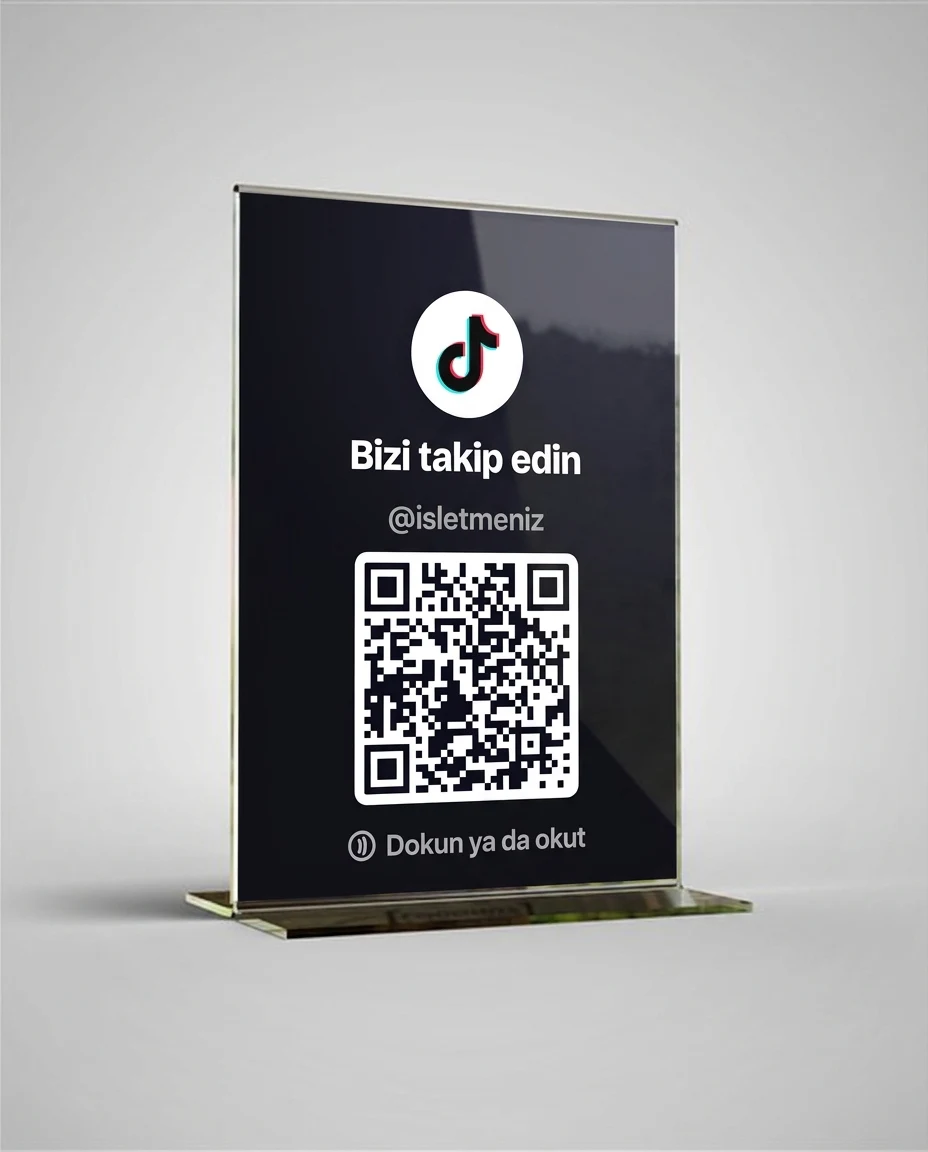 TikTok T Stant — Mat Siyah