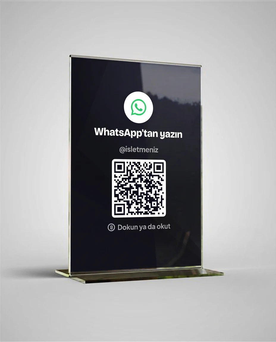 WhatsApp T Stant — Mat Siyah